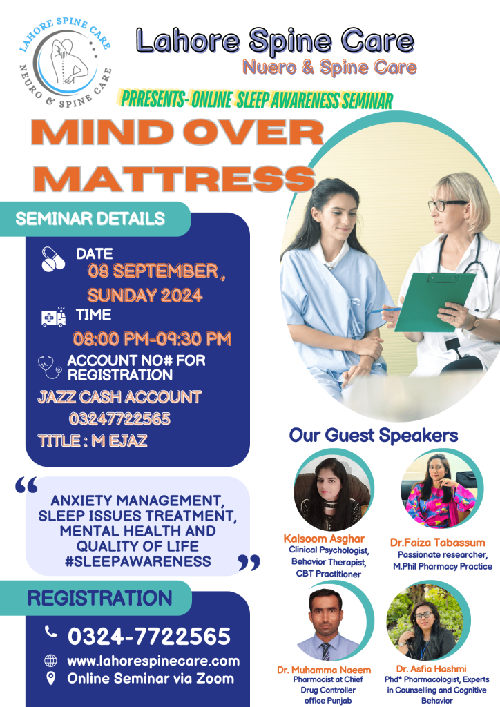 Mind Over Mattress-Sleep and anxiety management