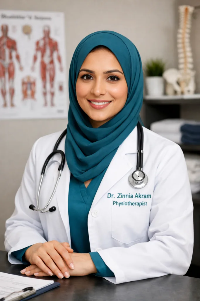 Dr Zinnia Akram, Physiotherapist