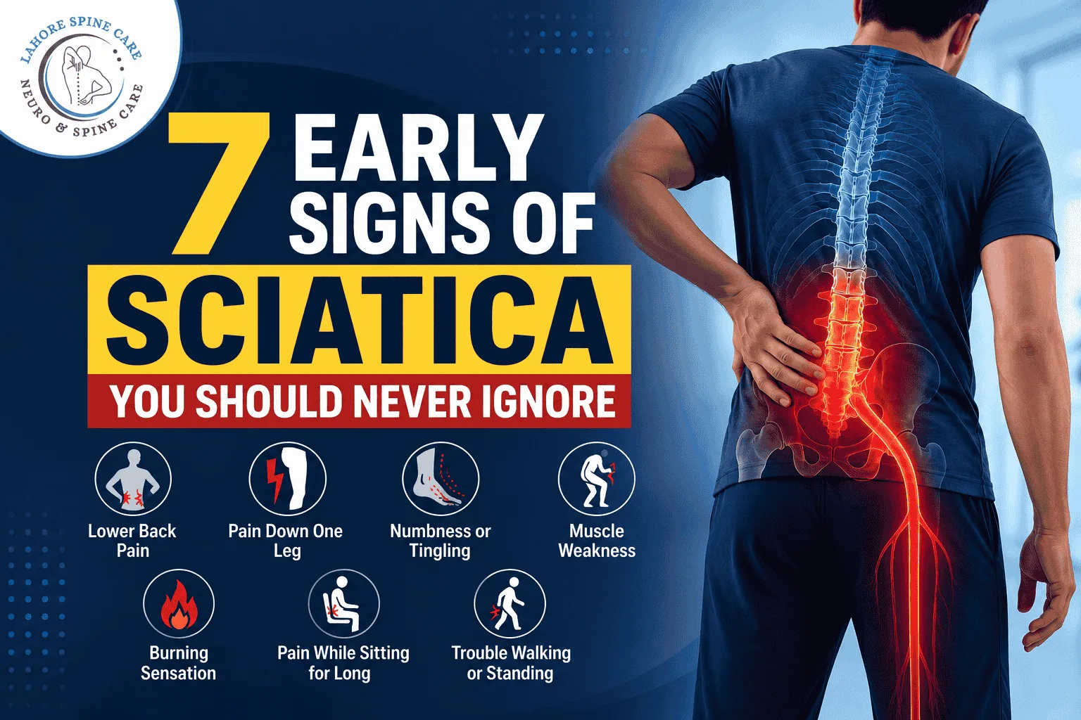 7 early signs of sciatica