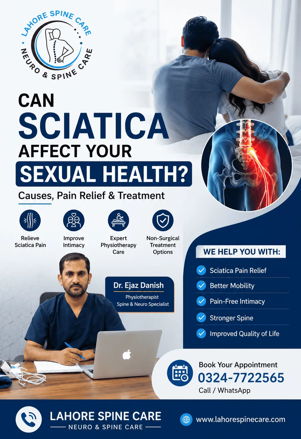 Can Sciatica Affect Your Sexual Health? Causes, Pain Relief & Treatment