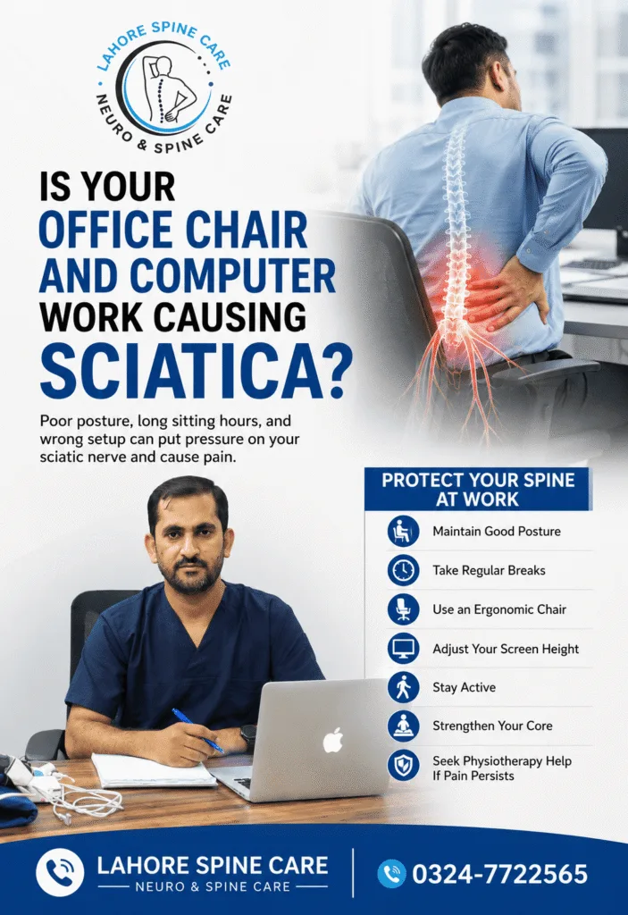 Is Your Office Chair and Computer Work Causing Sciatica?