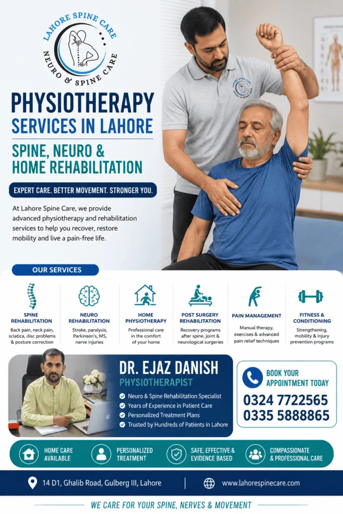 Physiotherapy Services in Lahore | Spine, Neuro & Home Rehabilitation | Lahore Spine Care