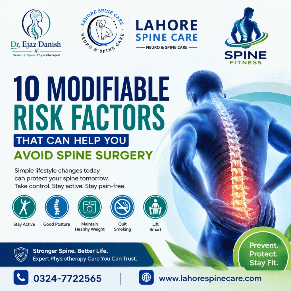 10 Modifiable Risk Factors | Help You Avoid Spine Surgery 1 10 Modifiable Risk Factors Help You Avoid Spine Surgery