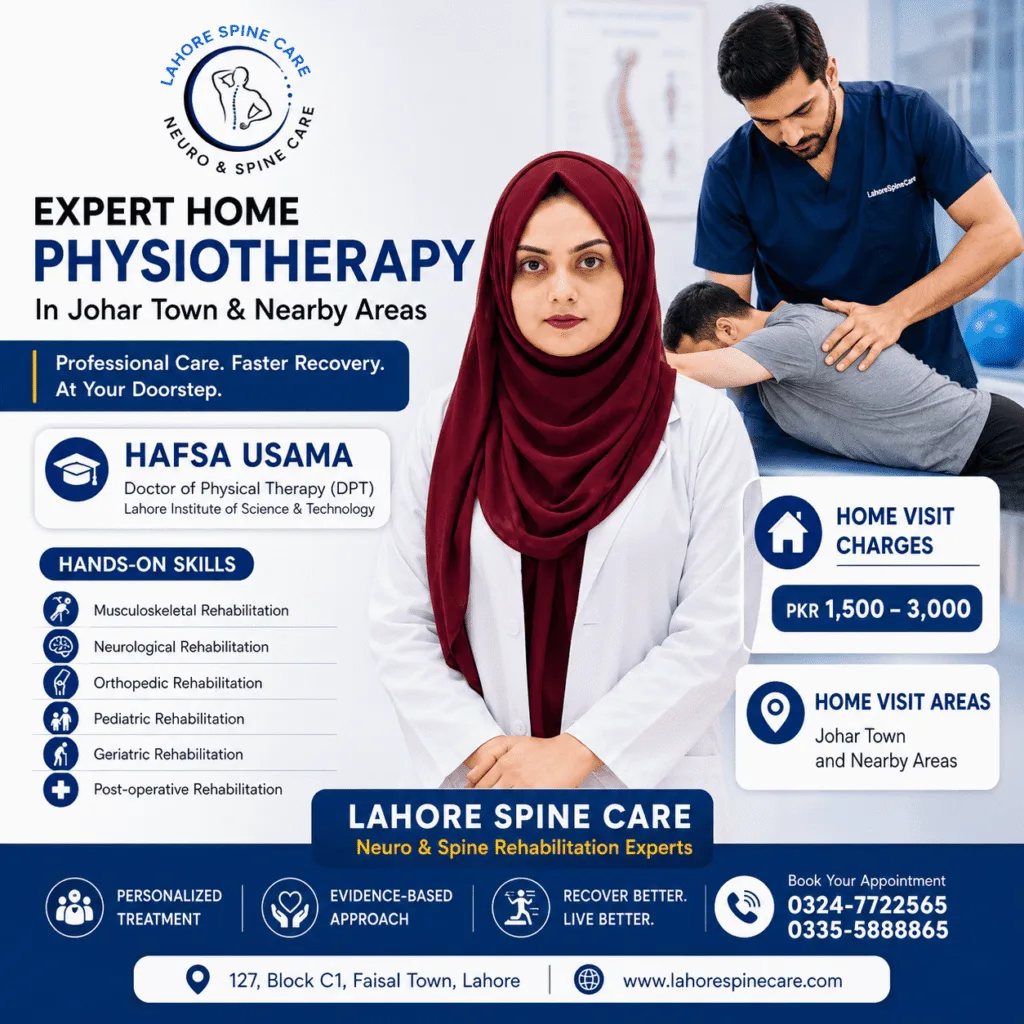 Dr Hafsa Usama – Expert Female Physiotherapist in Johar Town 1 Dr Hafsa Usama – Expert Female Physiotherapist in Johar Town