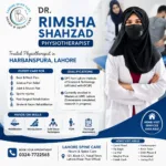 Dr. Rimsha Shahzad – Trusted Physiotherapist in Harbanspura 1 Dr. Rimsha Shahzad – Trusted Physiotherapist in Harbanspura