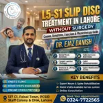 L5-S1 slip disc treatment in Lahore without surgery with physiotherapy exercises by Dr. Ejaz Danish at Lahore Spine Care